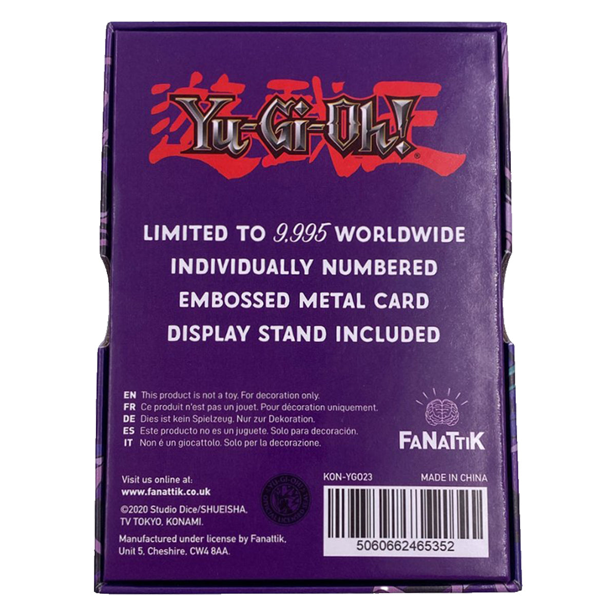 Dark Magician Metal Card YuGiOh