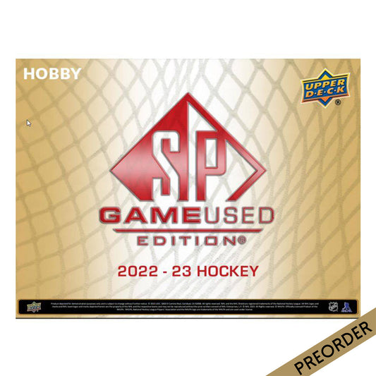 NHL - 2022/23 SP Game Used Hockey Hobby Trading Cards (Display of 1)
