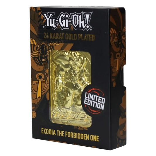 Exodia The Forbidden One Gold Card YuGiOh