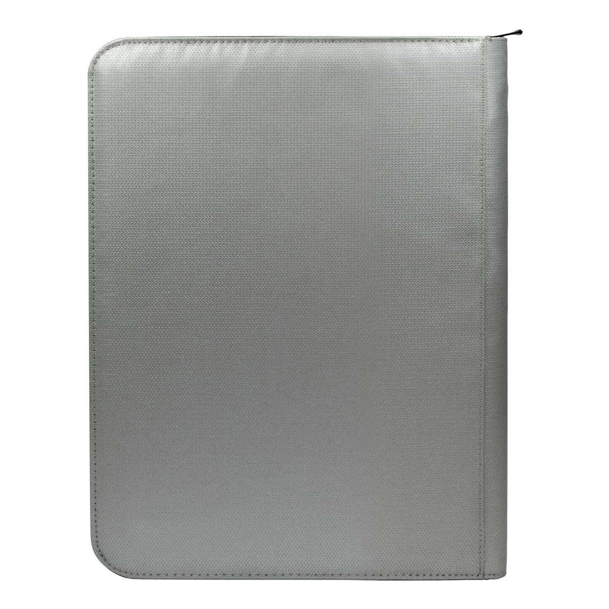ULTRA PRO BINDER - 9 pocket Zippered PRO Binder- Silver - Fire Resistant