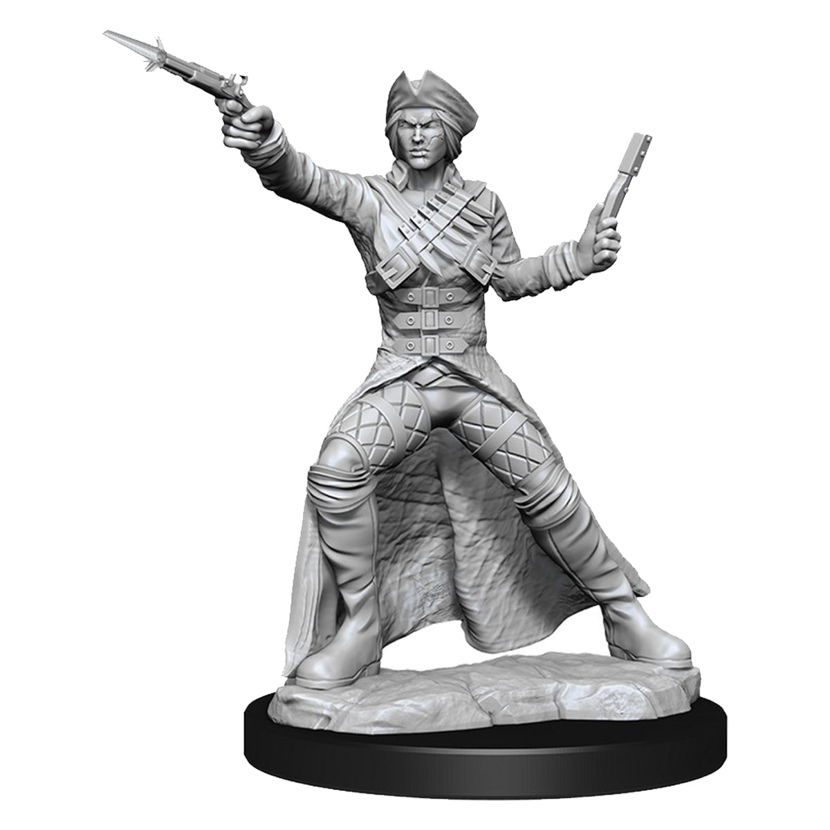 WizKids Deep Cuts Unpainted Miniatures Bounty Hunter Outlaw