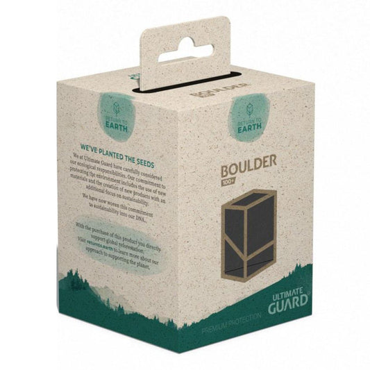 Ultimate Guard Return to Earth Boulder 100+ Deck Box Black