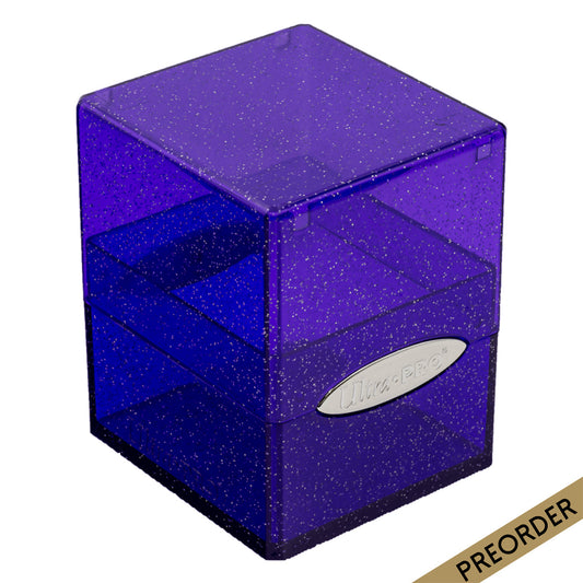 ULTRA PRO Deck Box Satin Cube Glitter - Purple