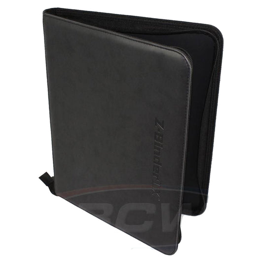 BCW Zipper LX Binder 3 Ring Black
