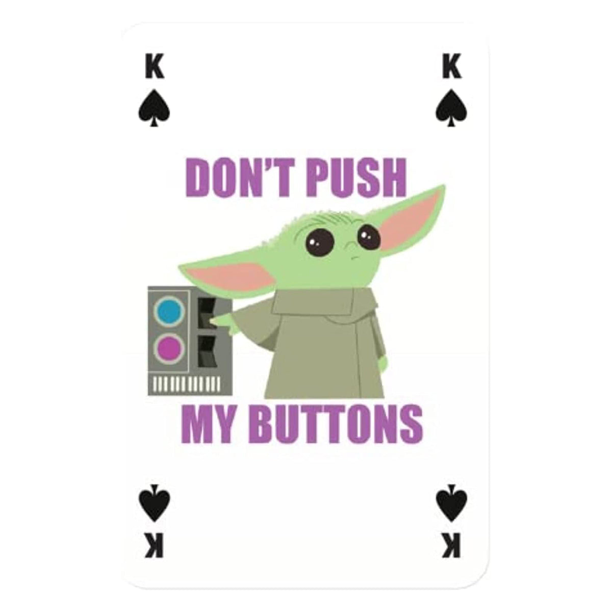Waddingtons Star Wars The Mandalorian The Child Playing Cards