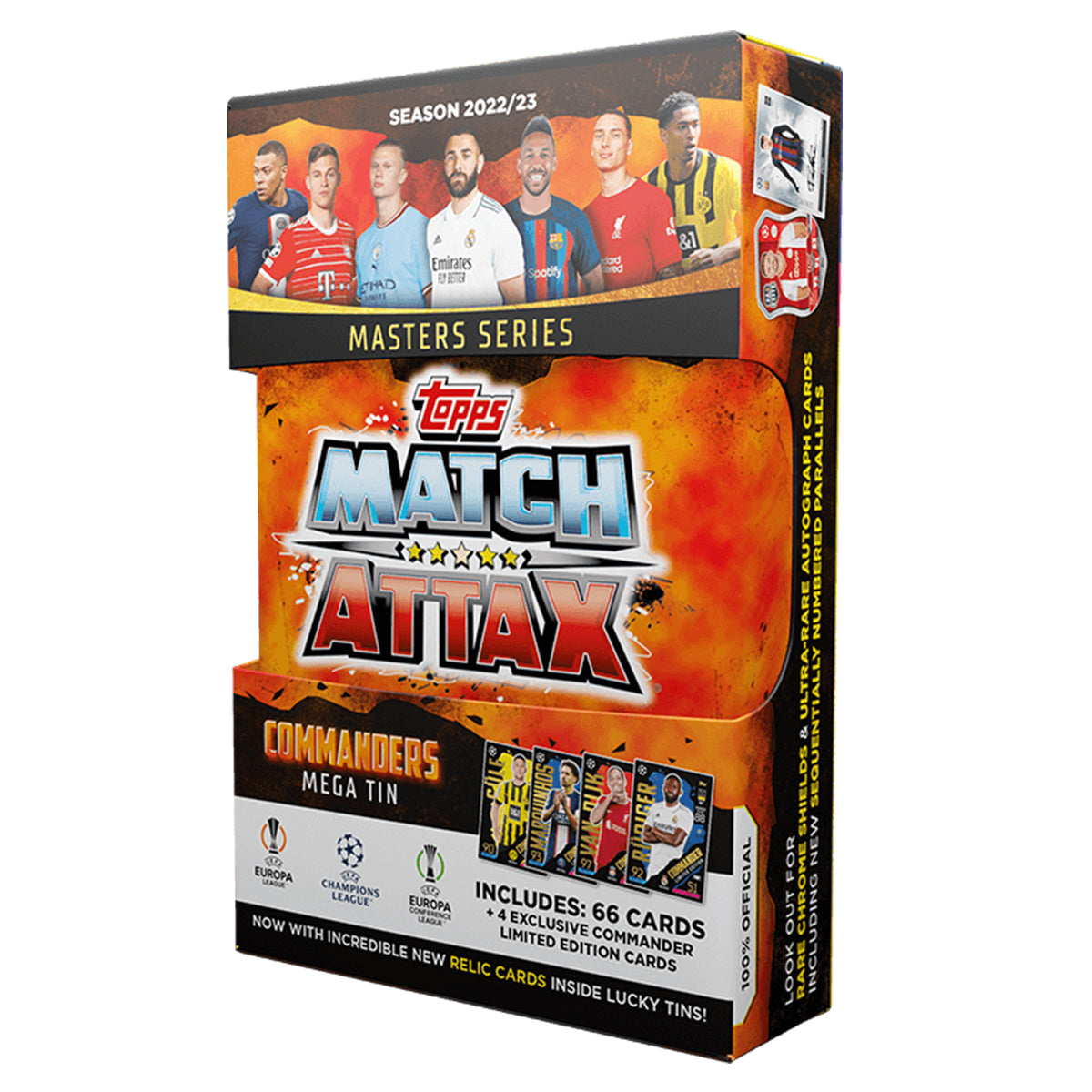 MATCH ATTAX UEFA Champions League 2022/2023 Edition Mega Tins (Set of 4)