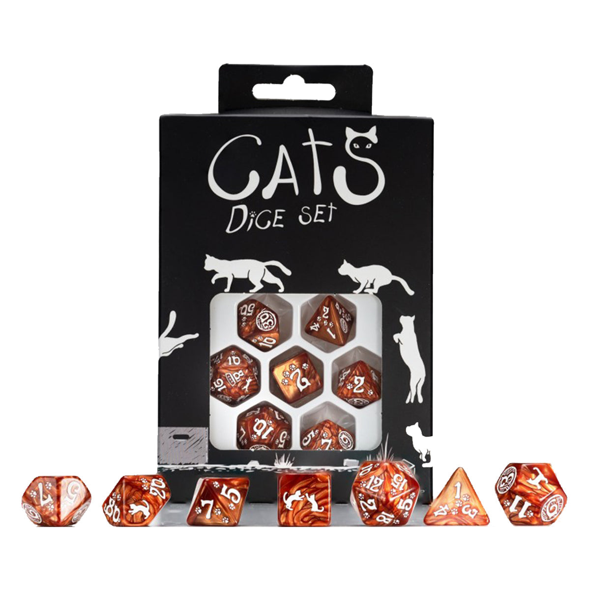 Q Workshop Cats Dice Set - Muffin Dice Set 7