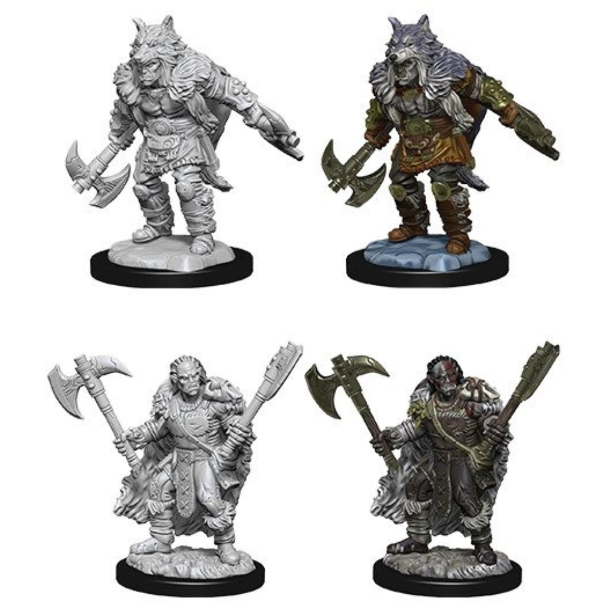 D&D Nolzurs Marvelous Unpainted Miniatures Male Half Orc Barbarian