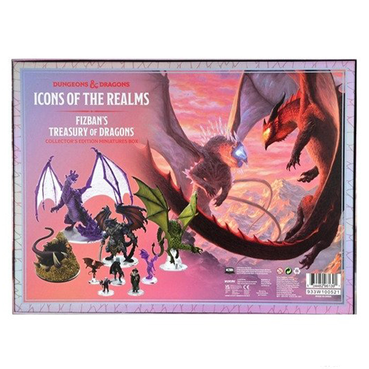 D&D Icons of the Realms Miniatures Fizban's Treasury of Dragons Collector’s Edition Box