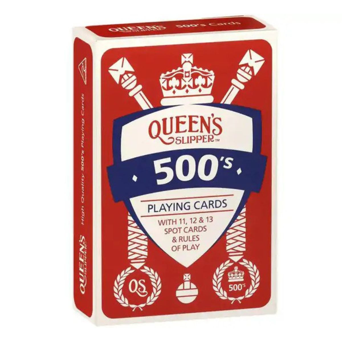 Queens Slipper Poker Playing Cards Single Pack Red