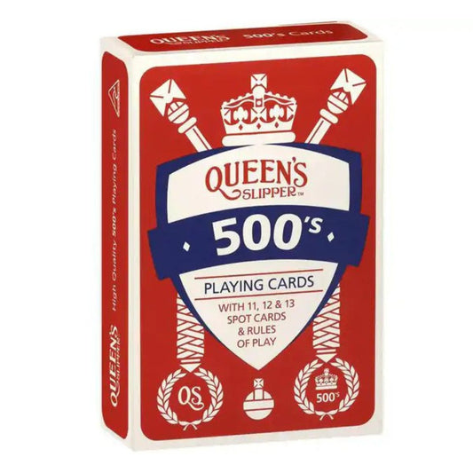 Queens Slipper Poker Playing Cards Single Pack Red