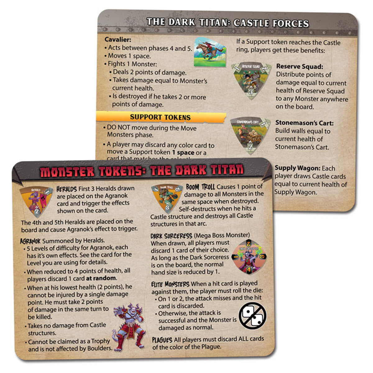 Castle Panic The Dark Titan Expansion 2nd Edition