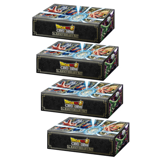 Dragon Ball Super Card Game 5th Anniversary Box Set 2022 (Set of 4)