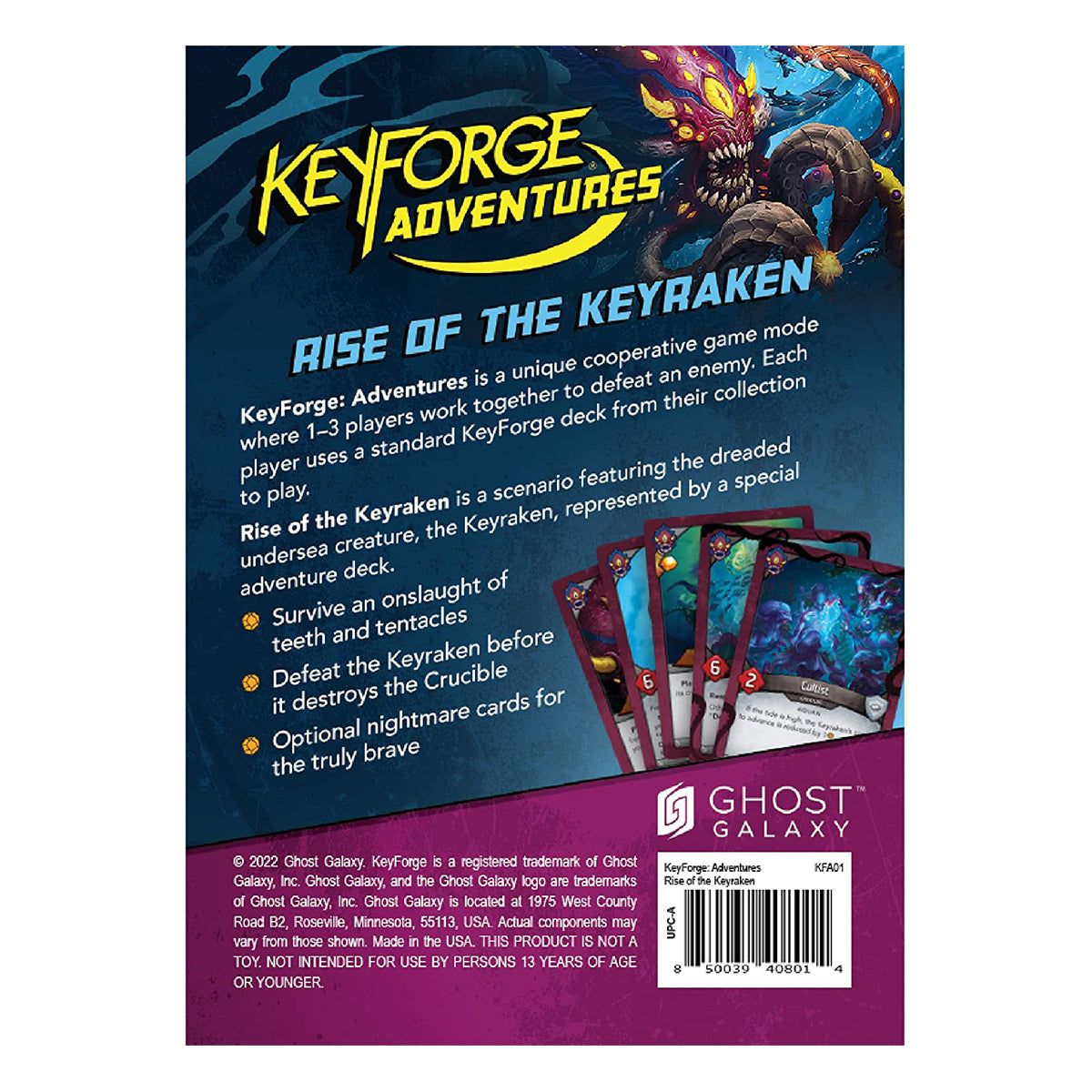 KeyForge Adventures Rise of the Keyraken