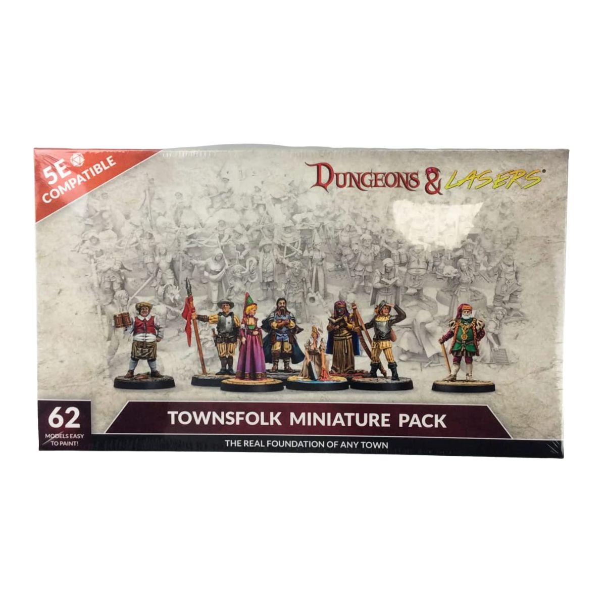 Dungeons & Lasers Miniatures: Townsfolk Miniature Pack
