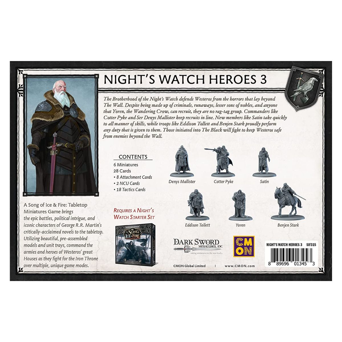 A Song of Ice and Fire Nights Watch Heroes Box 3