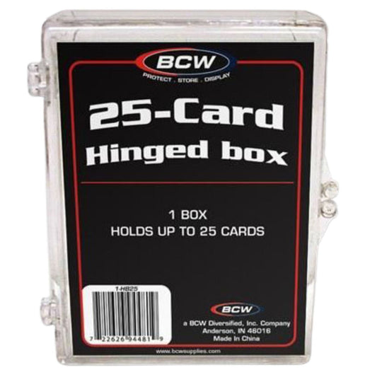 BCW Hinged Box 25 Count