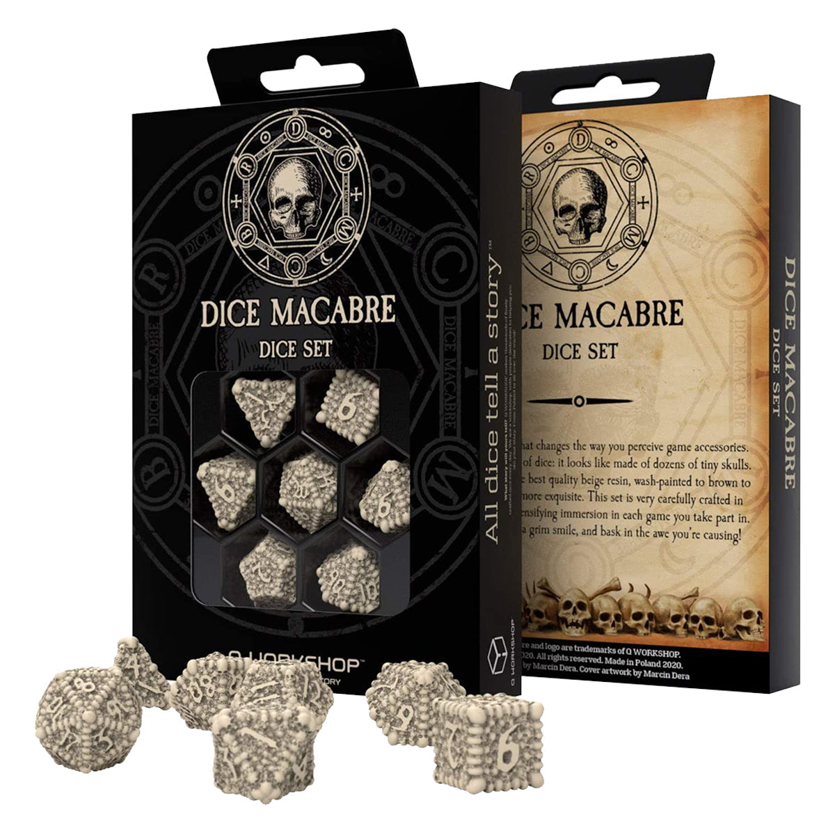 Q Workshop Dice Macabre Dice Set 7