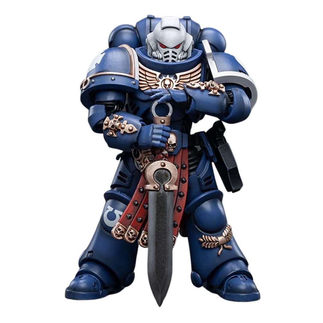 Warhammer Collectibles: 1/18 Scale Ultramarines Primaris Assault Veteran Intercessor