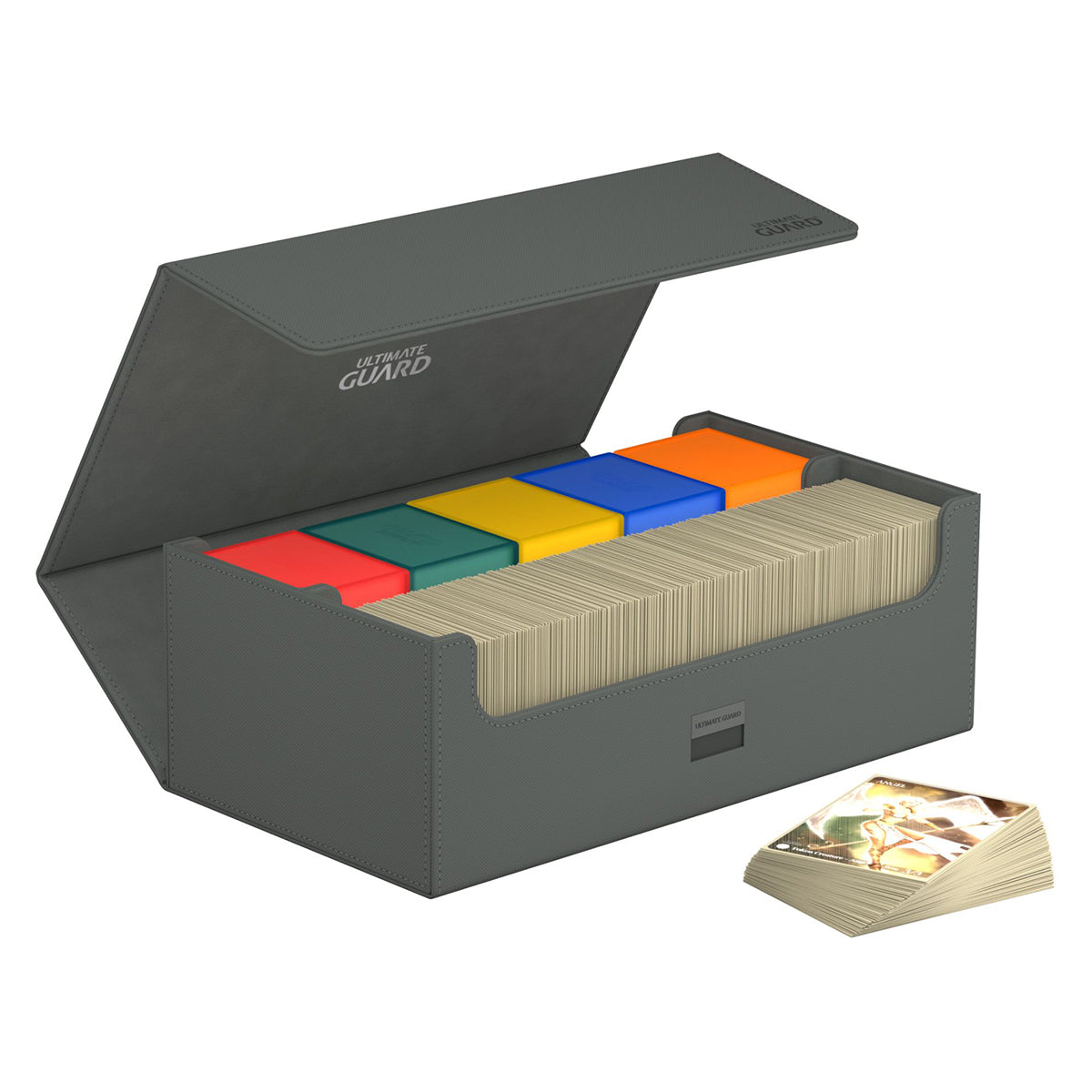 Ultimate Guard Arkhive Flip Case 800+ Standard Size XenoSkin Monocolour Grey Deck Box
