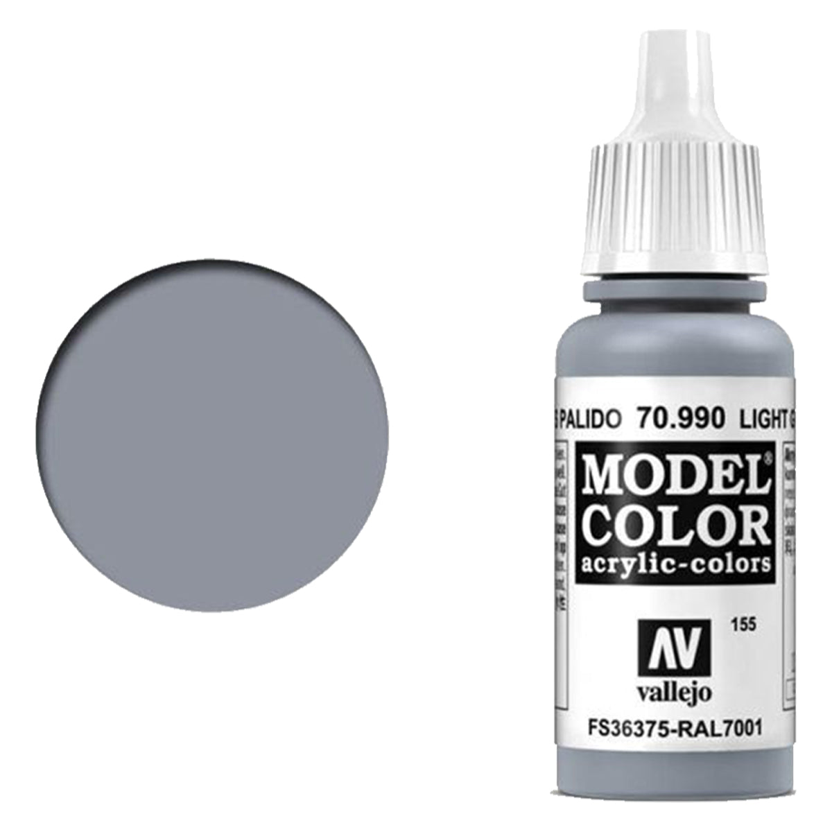 Vallejo Model Colour - Light Grey 17 ml