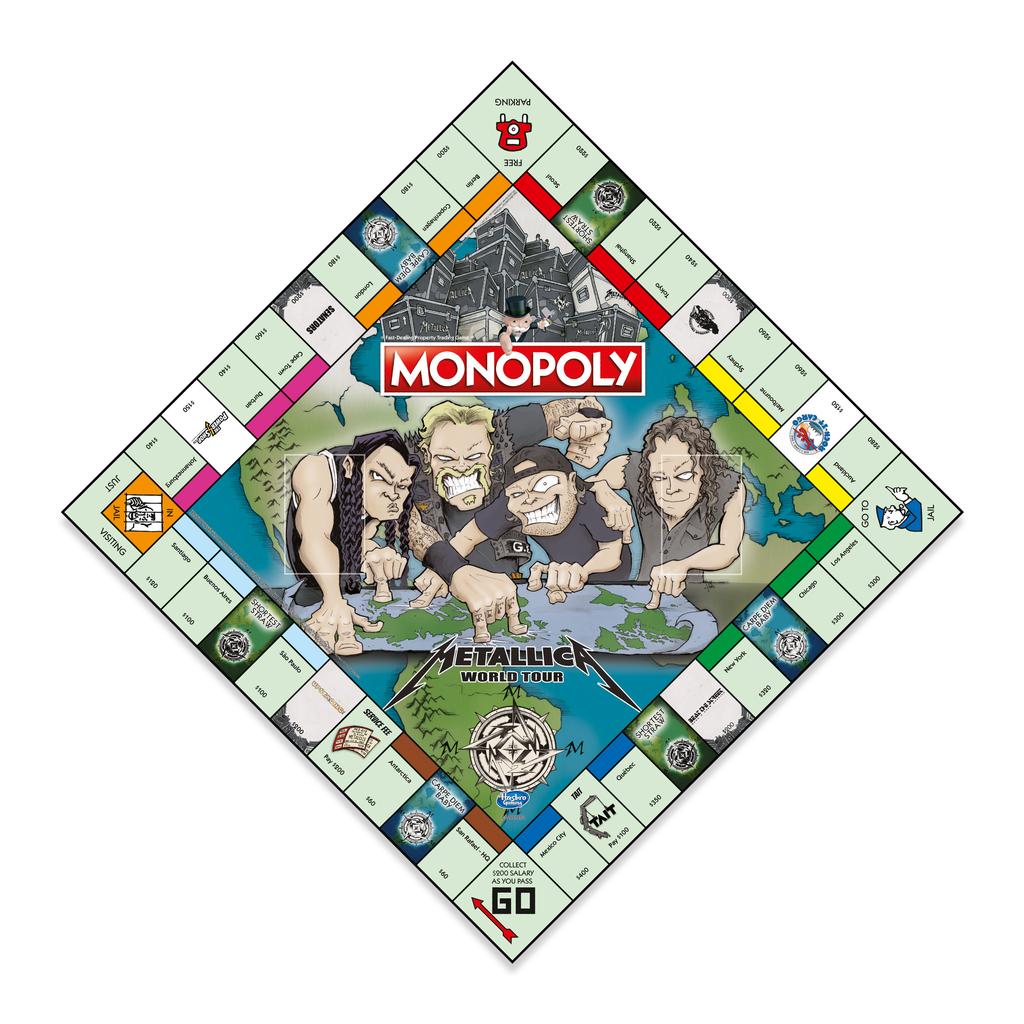 Metallica World Tour Monopoly