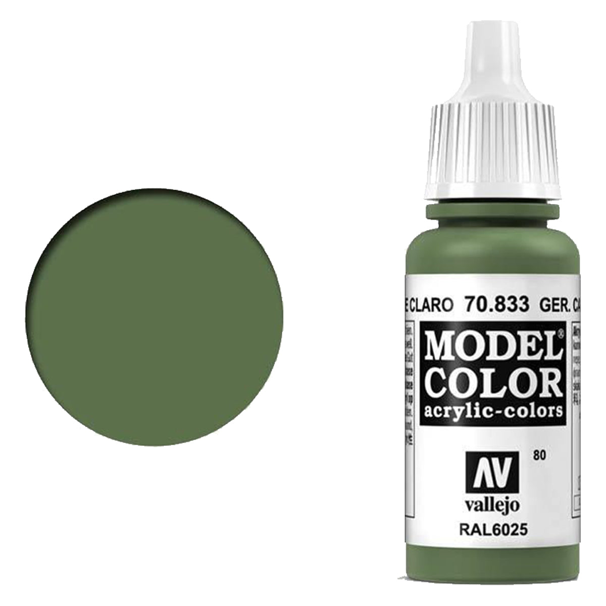 Vallejo Model Colour - German Cam Light Green 17 ml