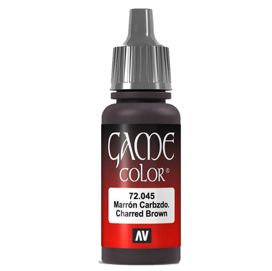 Vallejo Game Colour - Charred Brown 17 ml