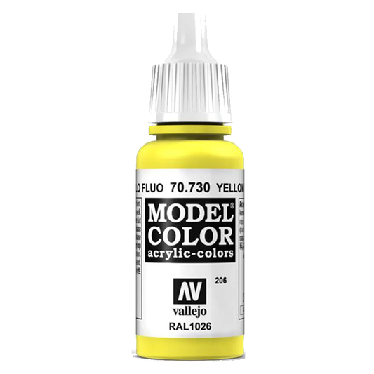 Vallejo Model Colour - Fluorescent Yellow 17 ml