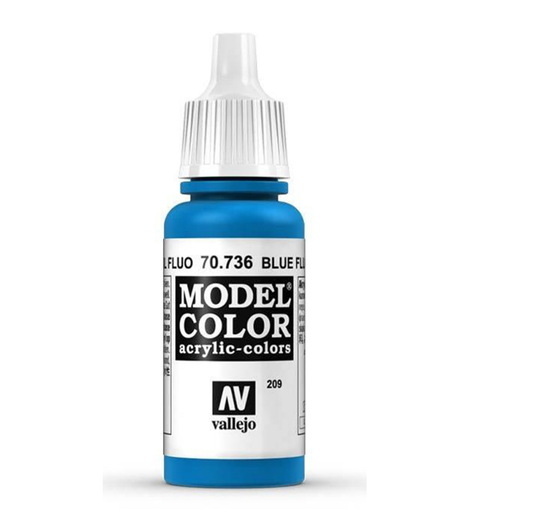 Vallejo Model Colour - Fluorescent Blue 17 ml
