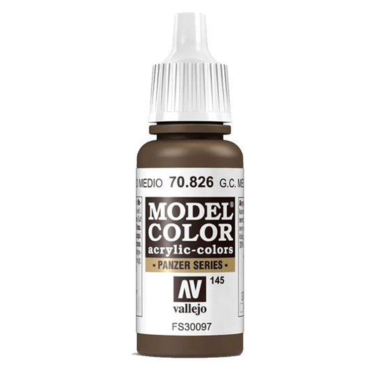 Vallejo Model Colour - German Cam Medium Brown 17 ml