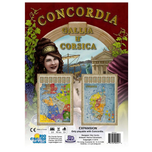 Concordia Gallia/Corsica Expansion Board Game
