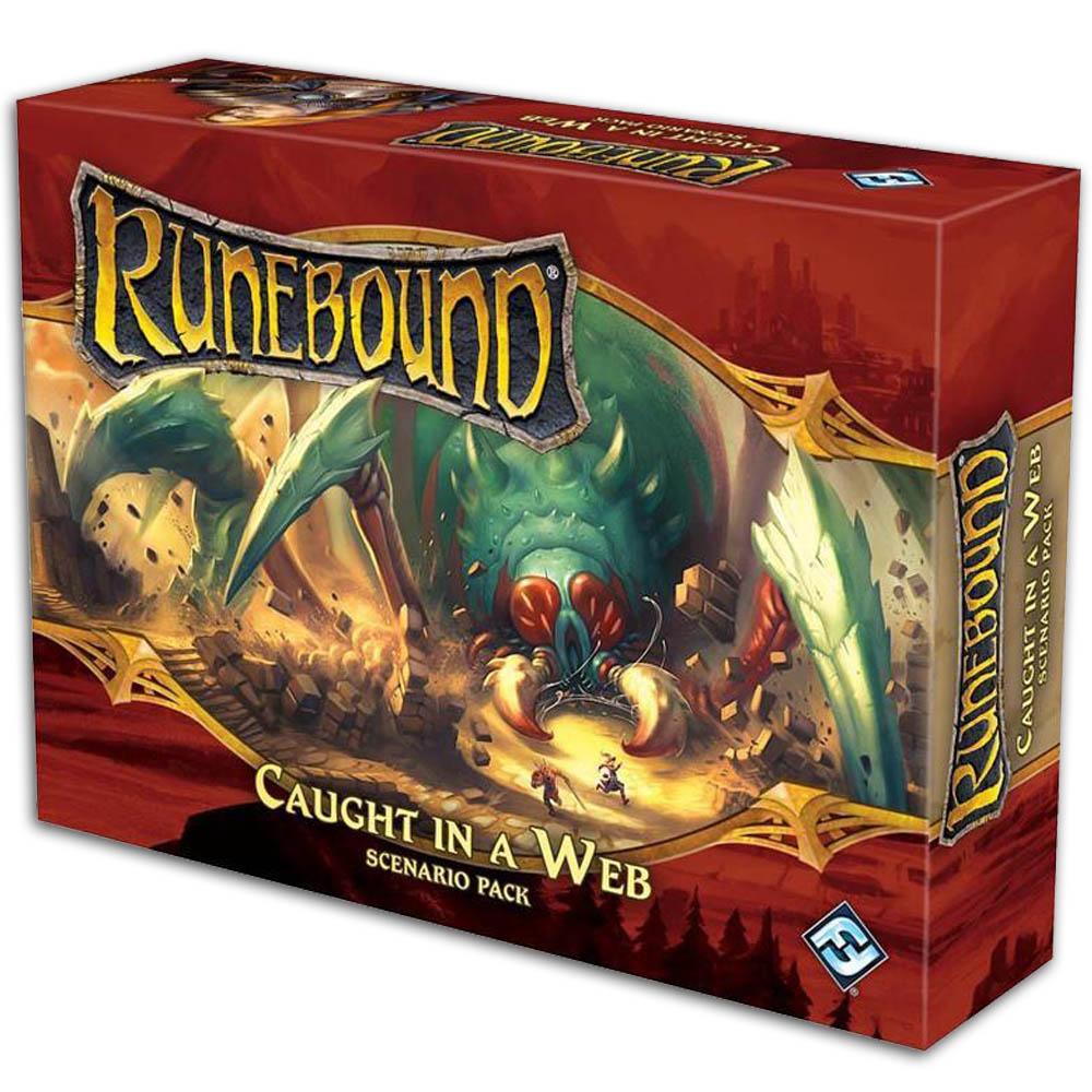 Runebound 3rd Edition Caught in a Web Scenario Pack Board Game