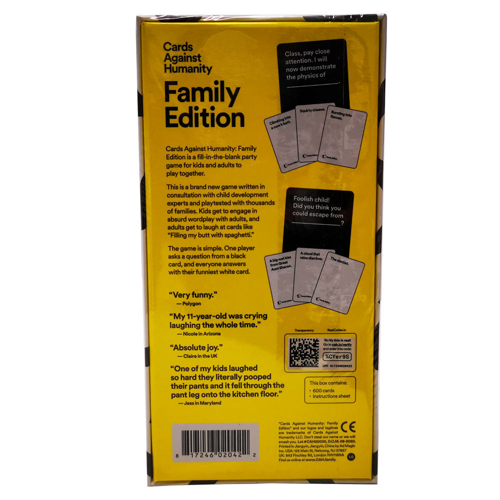 Cards Against Humanity Family Edition