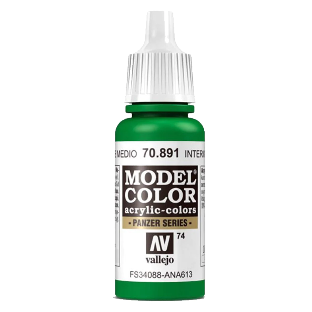Vallejo Model Colour - Intermediate Green 17 ml