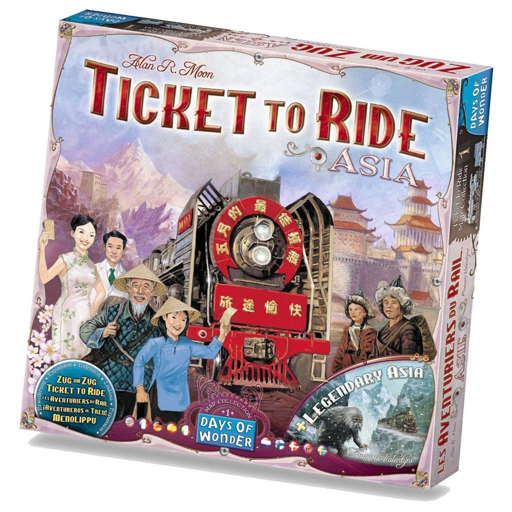 Ticket to Ride Asia Expansion