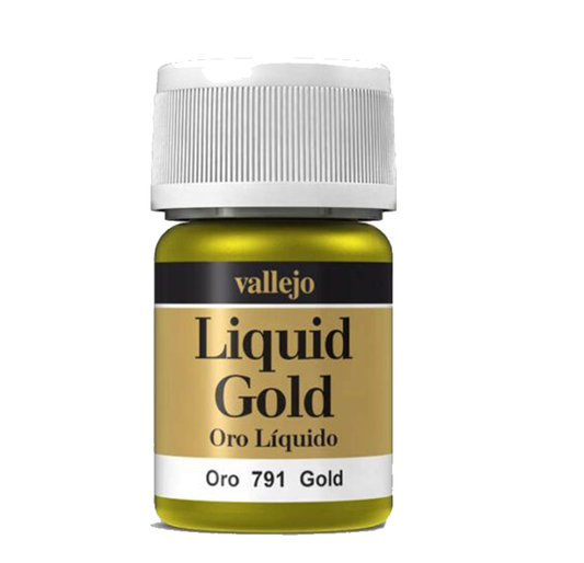 Vallejo Model Colour - Metallic Liquid Gold (Alcohol Base) 35 ml