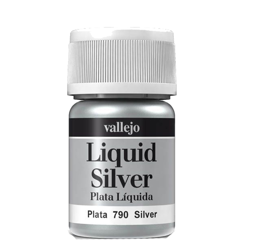 Vallejo Model Colour - Metallic Liquid Silver (Alcohol Base) 35 ml