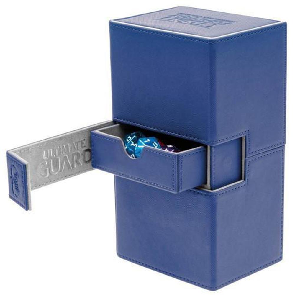 Deck Box Ultimate Guard Twin Flip n Tray Deck Case 160+ XENOSKIN Blue