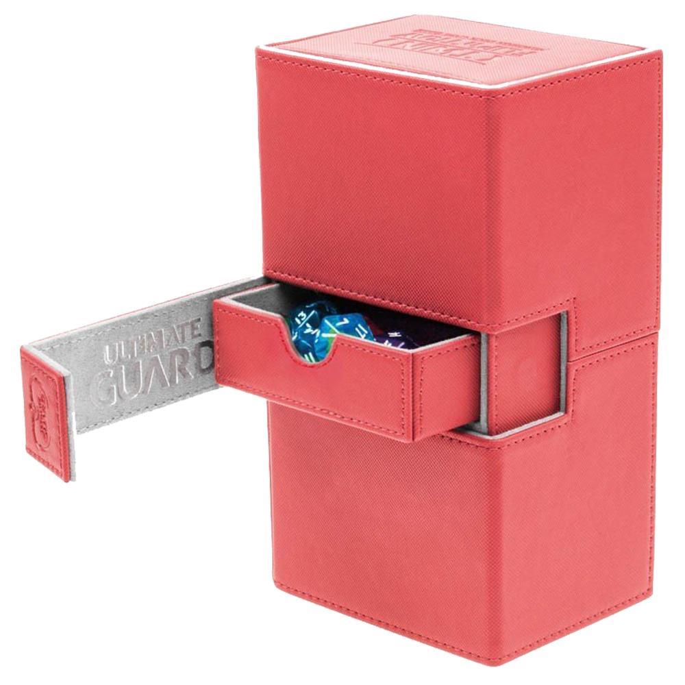 New Edition Deck Box Ultimate Guard Twin Flip n Tray Deck Case 160+ XENOSKIN Red
