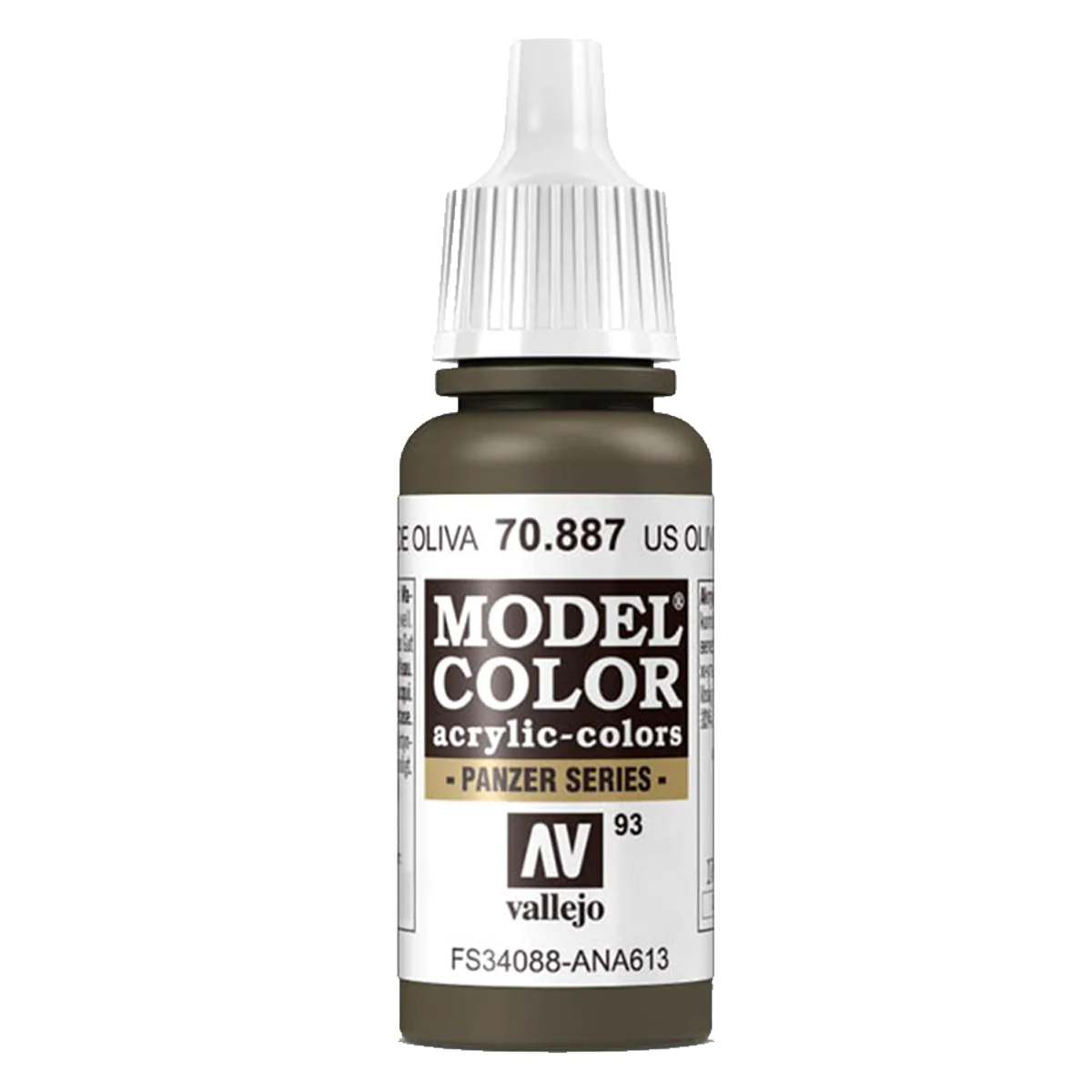 Vallejo Model Colour - Olive Drab 17 ml