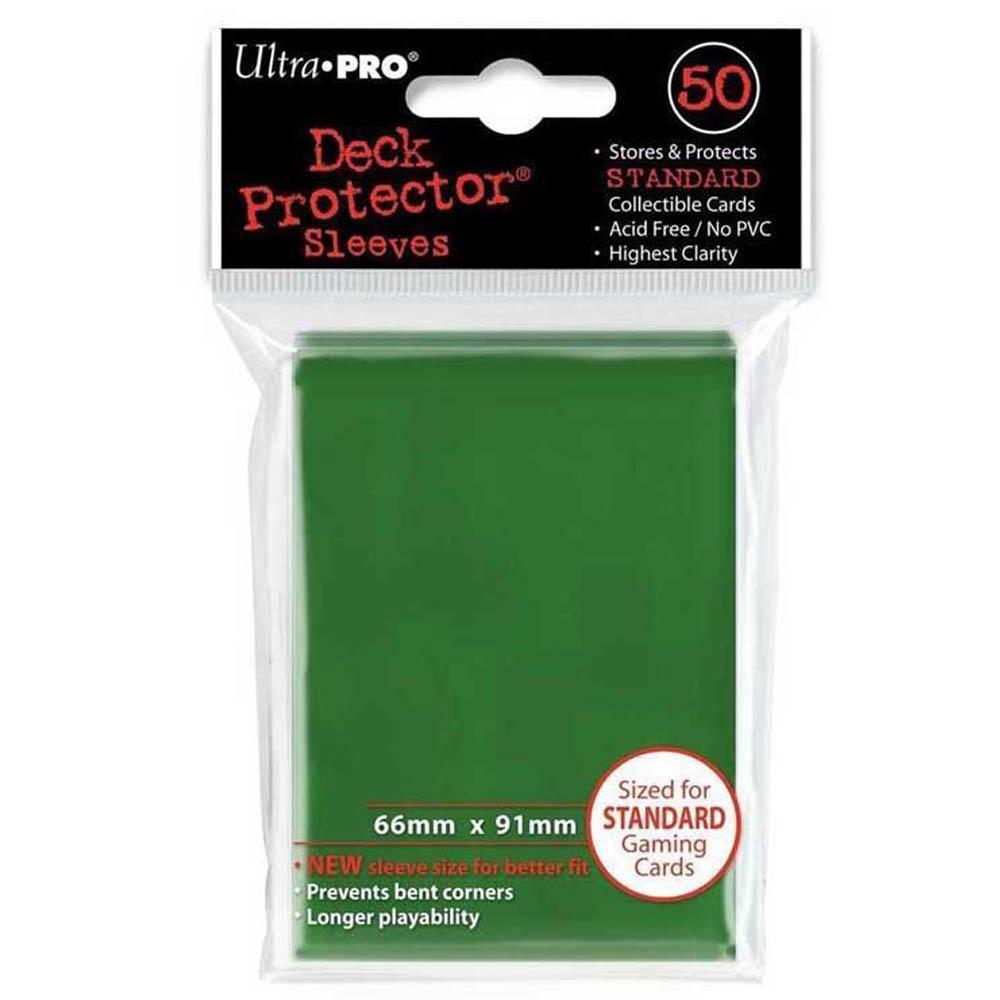 ULTRA PRO Deck Protector Sleeves Standard 50ct 66 x 91 Matrix Green MTG Pokemon