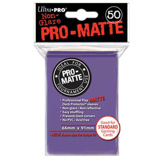 ULTRA PRO Pro Matte Purple Standard 50ct 66x91mm