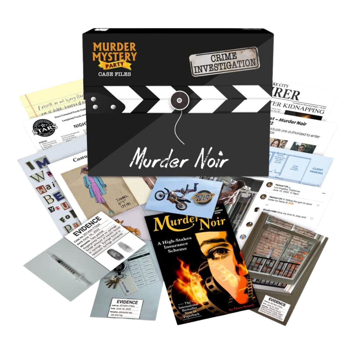 Murder Mystery Party Case Files - Murder Noir