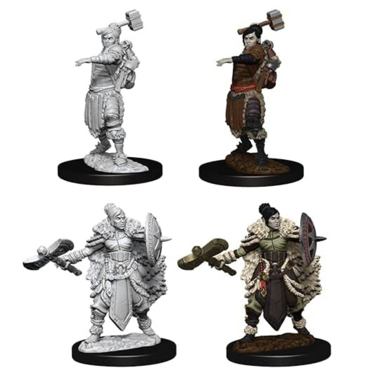 D&D Nolzurs Marvelous Unpainted Miniatures Female Half Orc Barbarian