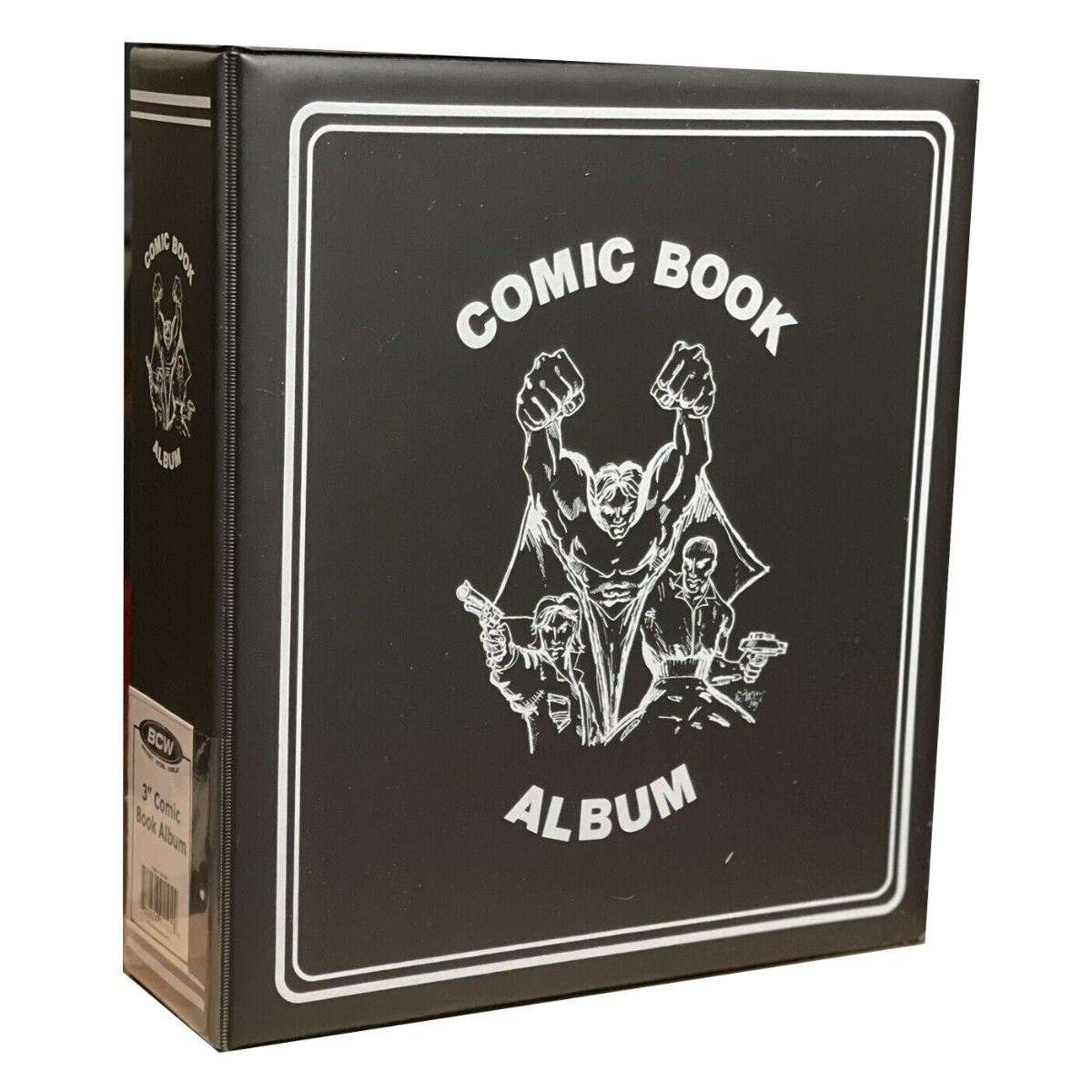 BCW Album Black Comic Book 3"