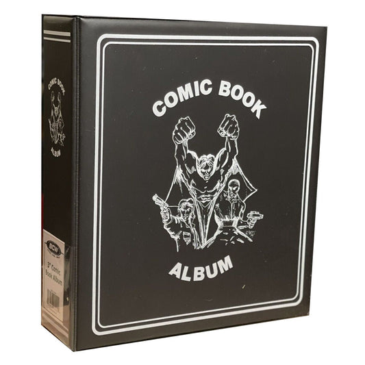 BCW Album Black Comic Book 3"
