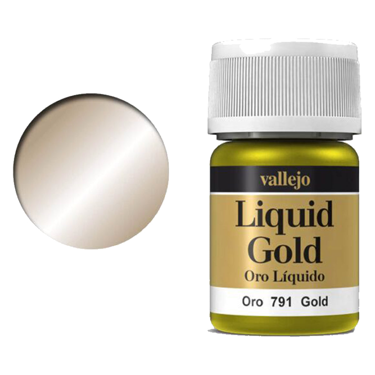 Vallejo Model Colour - Metallic Liquid Gold (Alcohol Base) 35 ml