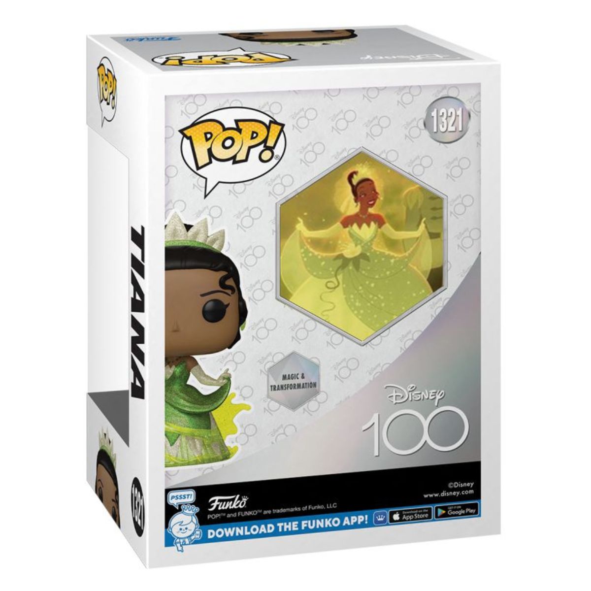 Disney 100th - Tiana Diamond Glitter Pop! Vinyl