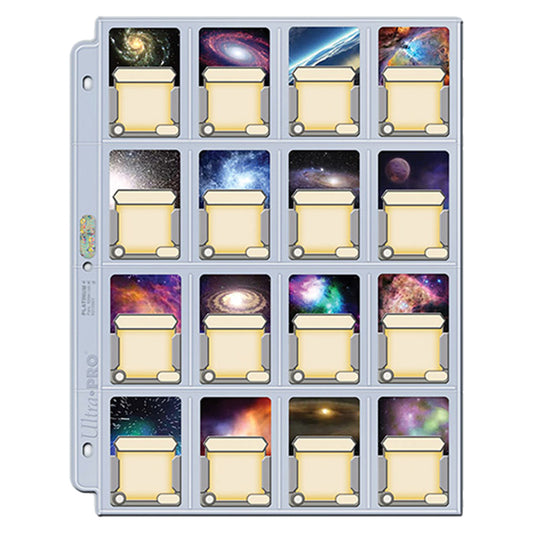 ULTRA PRO 16PKT HOLOGRAM 3 Hole Pages 100ct